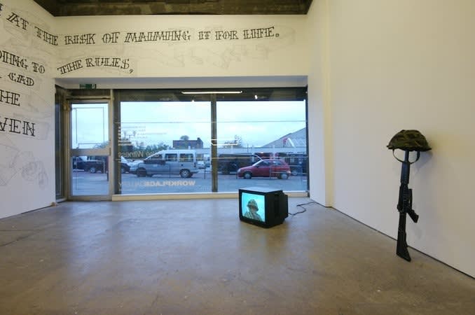 False Witness, Installation view, 2007.