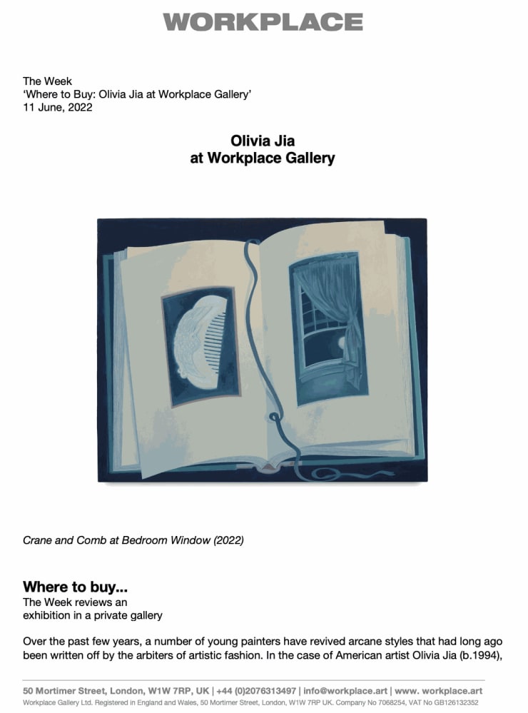 Where to Buy ... Olivia Jia at Workplace Gallery