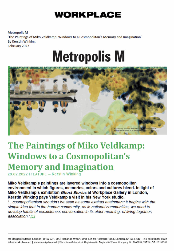 The Paintings of Miko Veldkamp: Windows to a Cosmopolitan’s Memory and Imagination