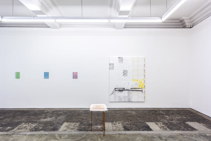 Touche, Éclat 21st October - 16 December, 2018 Installation view at Workplace Foundation, Gateshead Photography: Miles Thurlow