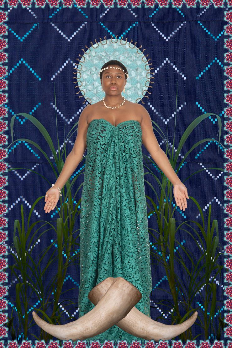 Tayo Adekunle, Yemoja, Pearl inkjet print, 118.9 x 79.3 cm