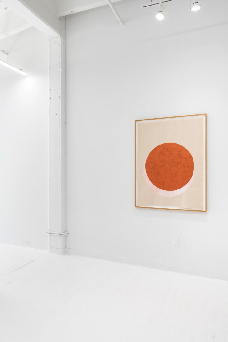 Ma0007 Margrethe Aanestad Untitled 2023 Framed Side View Installation View Yi Gallery