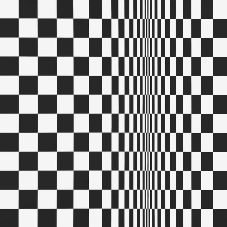 Bridget Riley’s Movement in Squares, 1961. Photograph: Bridget Riley