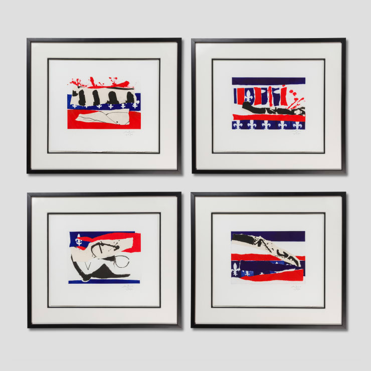 Robert Motherwell, French Revolution Bicentennial Suite, 1988