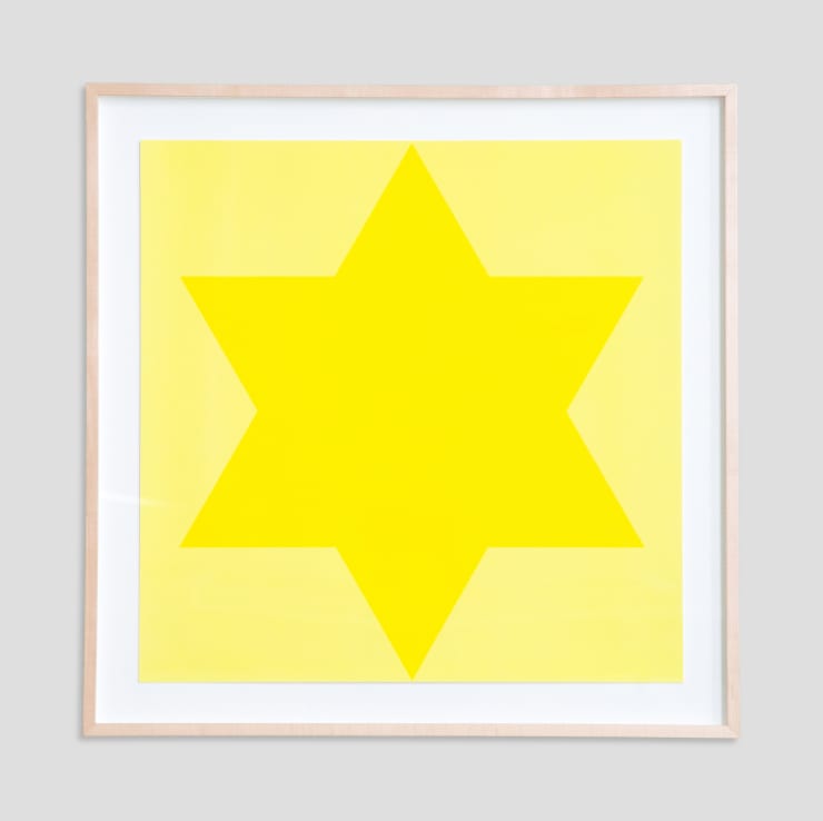 Olivier Mosset, Yellow Star, 1998