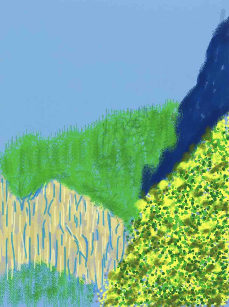 Buy or sell David Hockney, Yosemite No. 3, 2011, iPad drawing