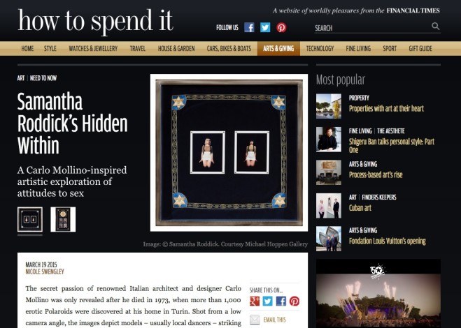How To Spend It - Samantha Roddick’s Hidden Within