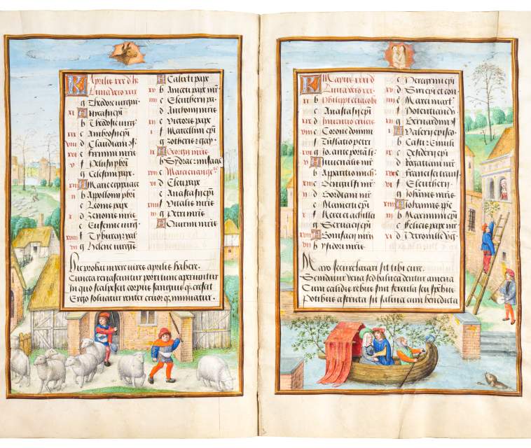 Time Illustrated: a closer look at medieval daily life through the calendar paintings of the Spitzer Hours 