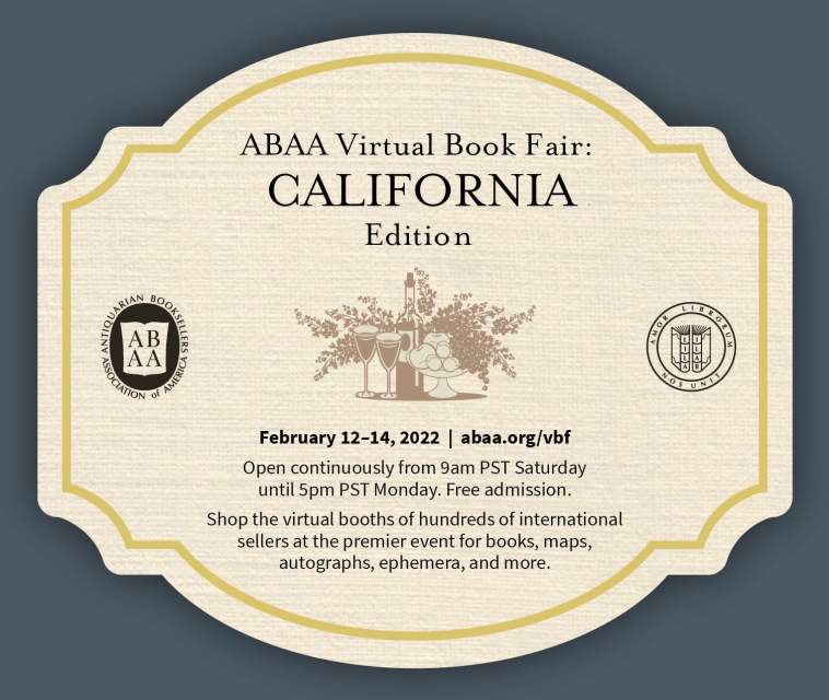 ABAA California Virtual Book Fair