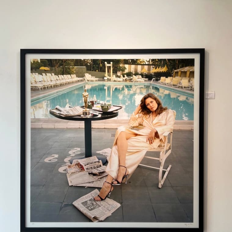 Faye Dunaway (60x60 in), 1977