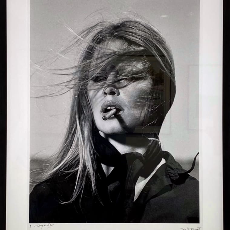 Brigitte Bardot - co-signed print, 1971