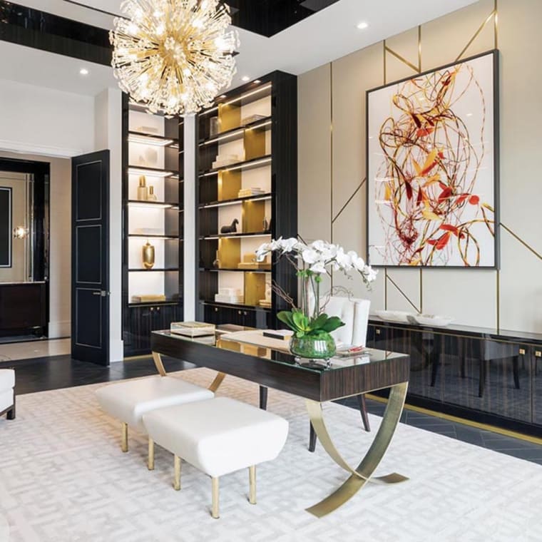 Epic Parisian Art Deco Style in Delray Beach Home