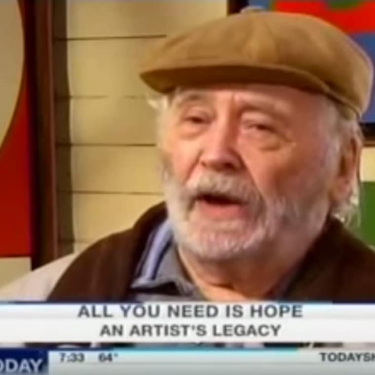 Robert Indiana on "The Today Show"