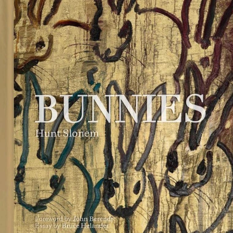 Cover of Hunt Slonem's "Bunnies" book