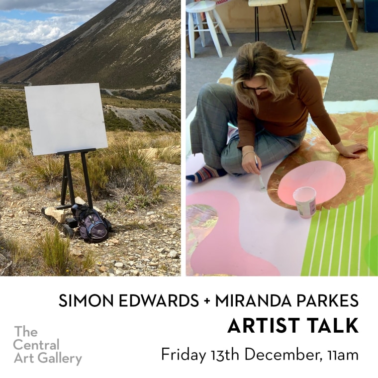 Artist Talk: Simon Edwards + Miranda Parkes