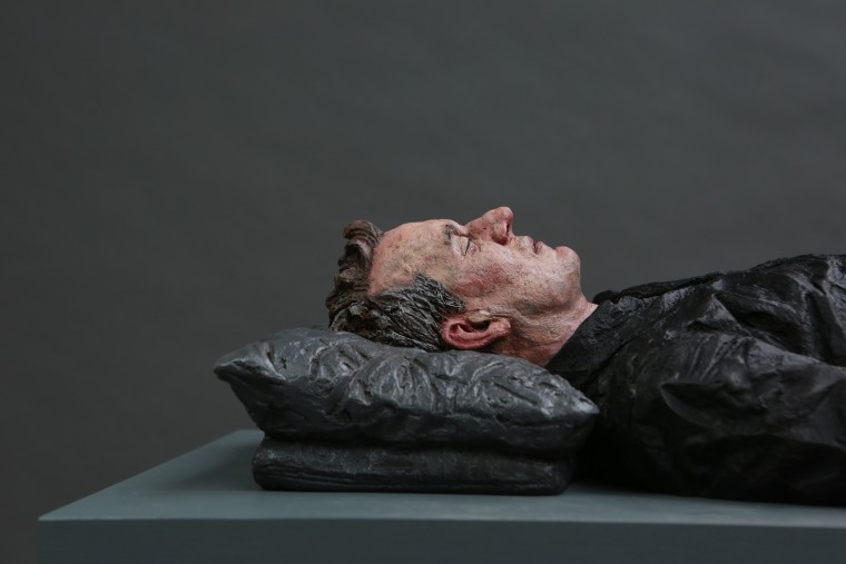 Lying Figure Bronze, oil paint 110 x 42 x 18 cm Edition 1 of 5