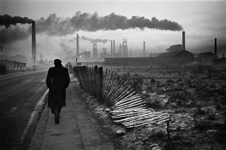 <span class="artist"><strong>Don McCullin</strong></span>, <span class="title"><em>Early Morning, West Hartlepool, County Durham</em>, 1963</span>