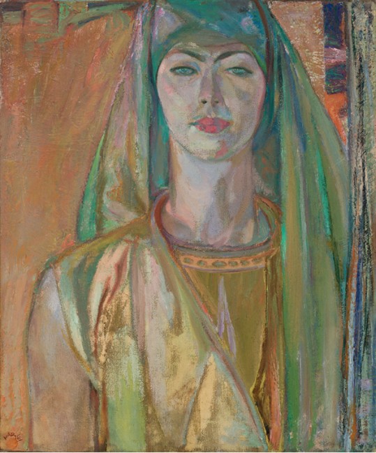 <span class=%22title%22>Green and Gold, Portrait of Vera<span class=%22title_comma%22>, </span></span><span class=%22year%22>1933-34 (circa)</span>