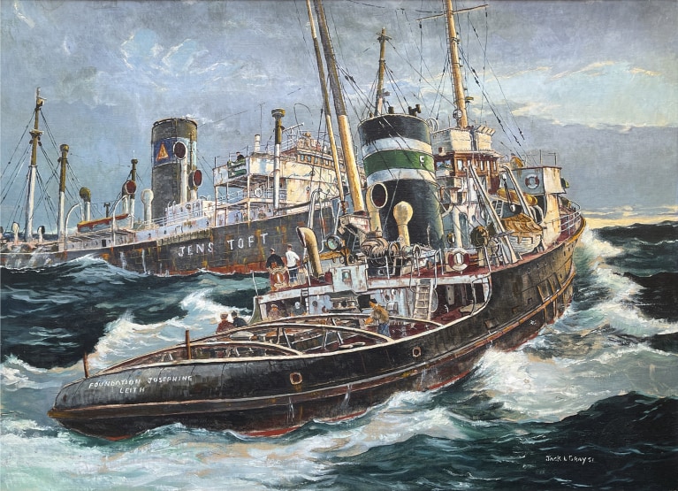 <span class=%22title%22>Salvage Vessel Foundation Josephine<span class=%22title_comma%22>, </span></span><span class=%22year%22>1951</span>