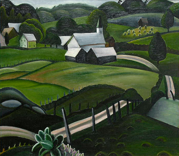 <span class=%22title%22>Countryside (probably Rockliffe Village) - À la campagne (probablement Village Rockliffe)<span class=%22title_comma%22>, </span></span><span class=%22year%22>1934</span>