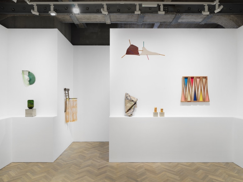 Installation view, Alexandre da Cunha: Broken, Thomas Dane Gallery, London, England