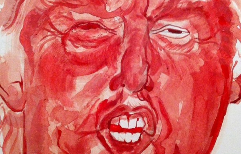 Sarah Levy ‘#BloodyTrump’
