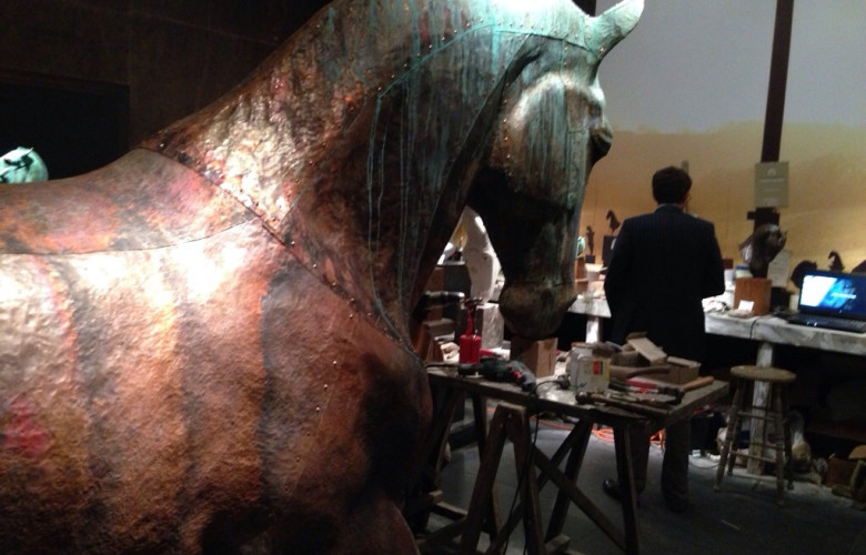 Sladmore Contemporary (Nic Fiddian Green) at Masterpiece 2014