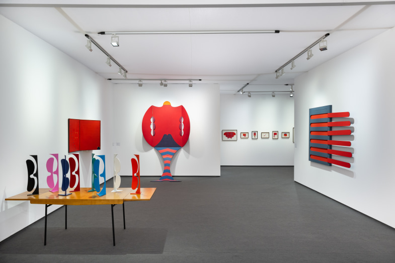 Installation view of Katsumi Nakai, Booth D3 at Frieze Masters 2023. Photo: Damian Griffiths.