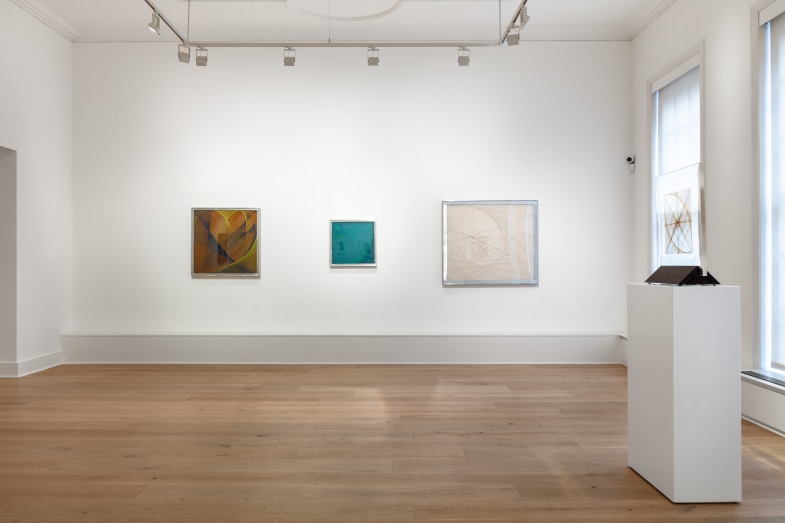 Installation view of 'Sue Fuller: Into the Composition' at Luxembourg + Co., London, October - December 2022. Photo by Richard Ivey.