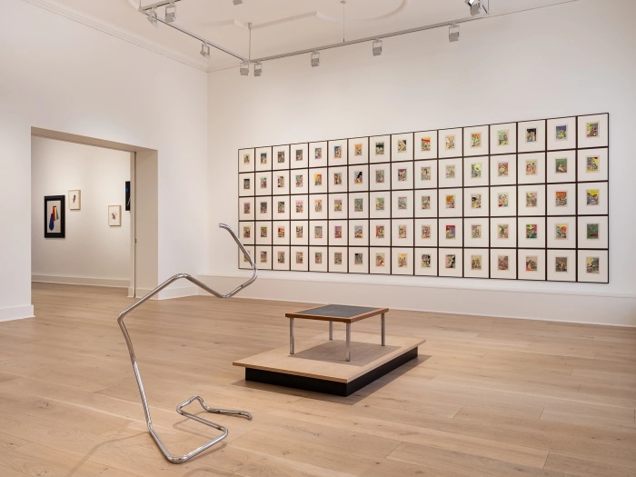 Installation view of Bad Manners at Luxembourg + Co., London. Photo: Damian Griffiths Photography.