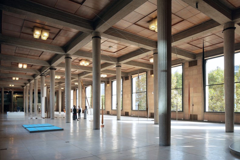 Porticus, vista da exposição -- Palais d'Iéna, Paris, 2017
