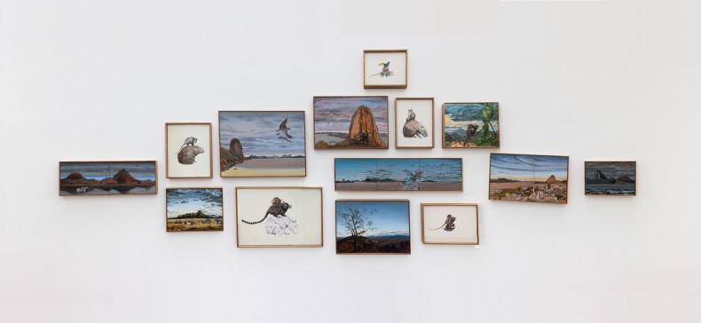 alberto baraya: estudios comparados de paisaje -- vista de exposição -- galeria nara roesler | rio de janeiro 2018 -- foto © Pat Kilgore, cortesia do artista e Galeria Nara Roesler