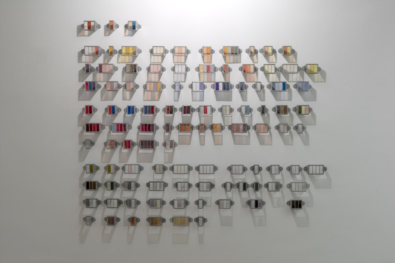Lucia Koch Carta, 1996 / 2019 filtros de cor e molduras metálicas ed única 160 x 185 x 5,5 cm