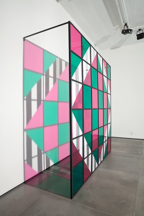 daniel buren, cores, luz, projeção, sombras, transparência: obras in situ 3, 2015