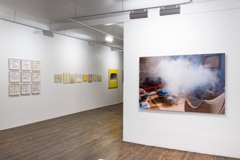 vista da exposição galeria nara roesler, nova york, 2016