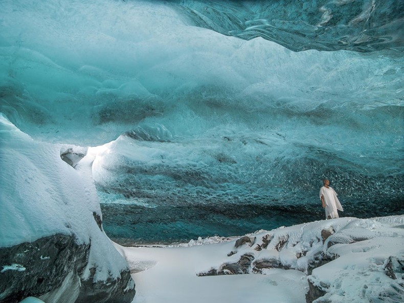 isaac julien stones against diamonds (ice cave), 2015