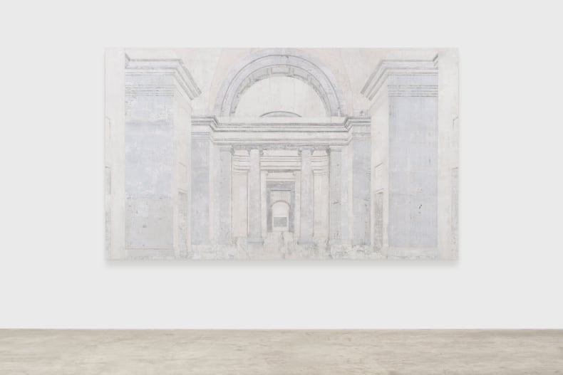 Daniel Senise Sem título (Tate), 2021 técnica mista sobre alumínio 150 x 250 cm