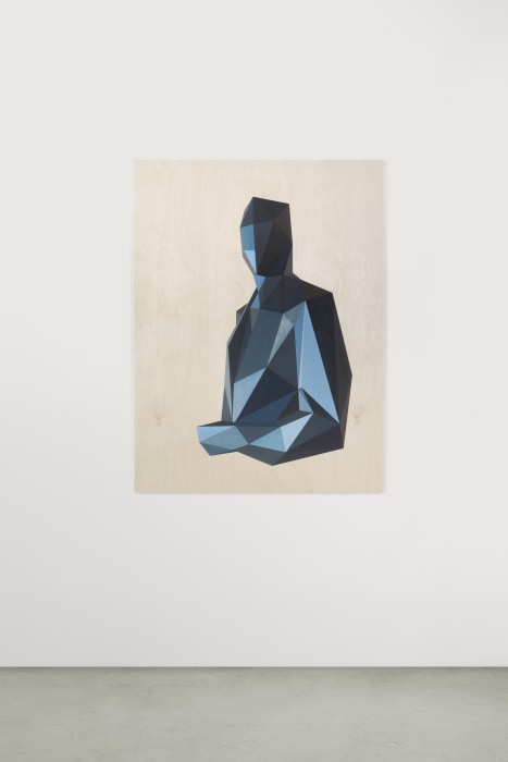 Xavier Veilhan Le Corbusier, 2022 compensado de bétula e tinta acrílica 120 x 90 x 2,5 cm