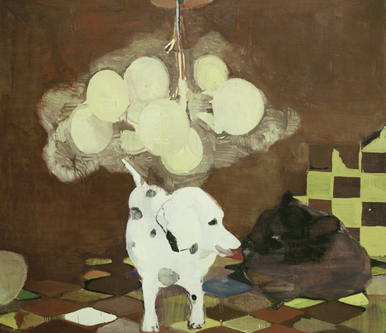 Cristina Canale Dois cães, 2008 técnica mista sobre tela 140 x 160 cm