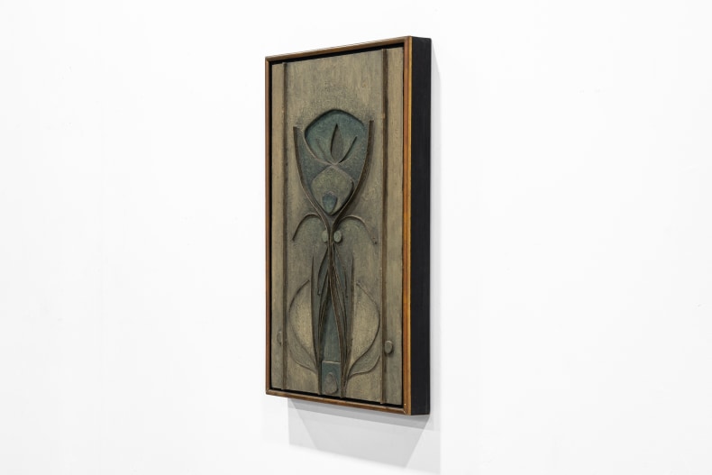 Abraham Palatnik Sem Título, 1963 técnica mista sobre madeira 70.5 x 43.5 cm