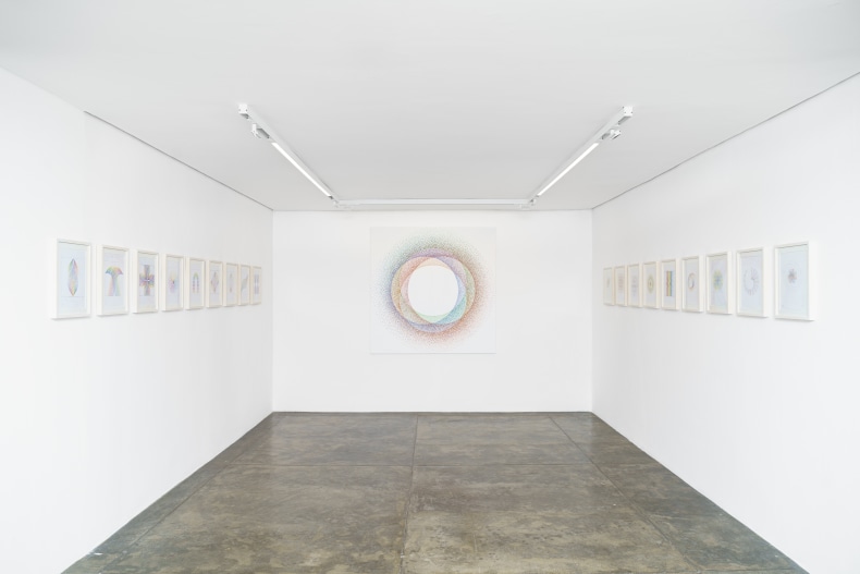 Vista da exposição Julio Le Parc: Couleurs, Nara Roesler São Paulo, 2024. Foto: Flavio Freire. Cortesia do artista e Nara Roesler.