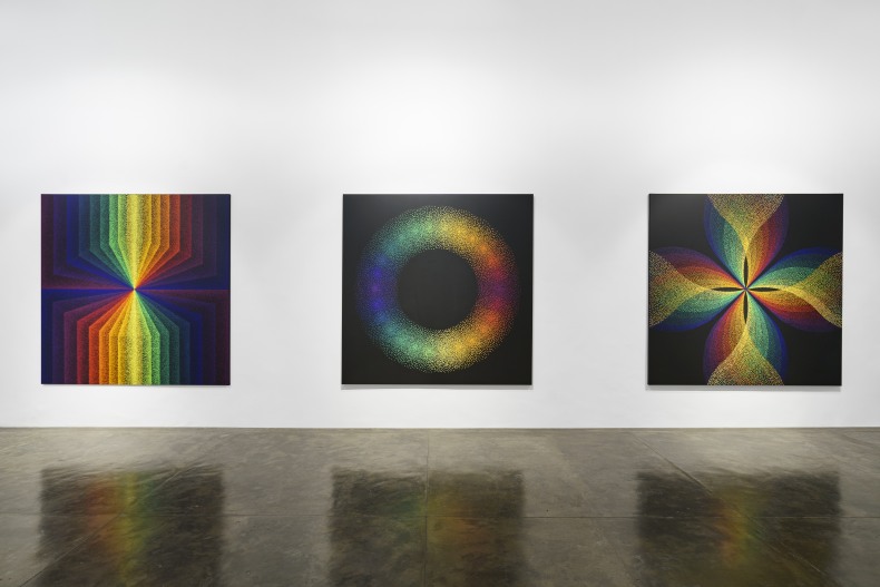 Vista da exposição Julio Le Parc: Couleurs, Nara Roesler São Paulo, 2024. Foto: Flavio Freire. Cortesia do artista e Nara Roesler.