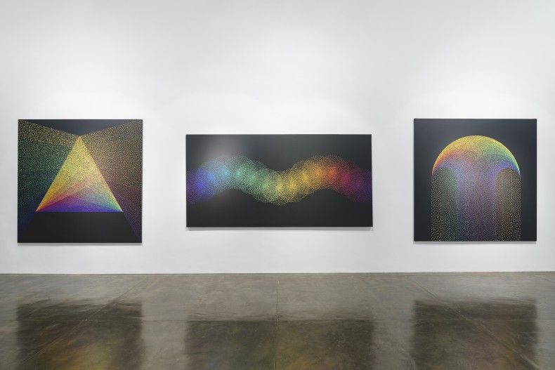 Vista da exposição Julio Le Parc: Couleurs, Nara Roesler São Paulo, 2024. Foto: Flavio Freire. Cortesia do artista e Nara Roesler.