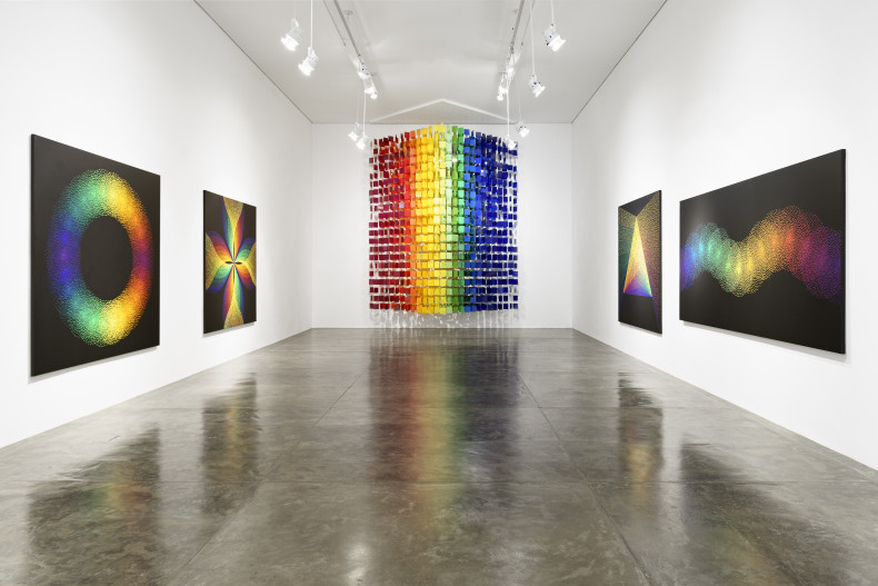 Vista da exposição Julio Le Parc: Couleurs, Nara Roesler São Paulo, 2024. Foto: Flavio Freire. Cortesia do artista e Nara Roesler.