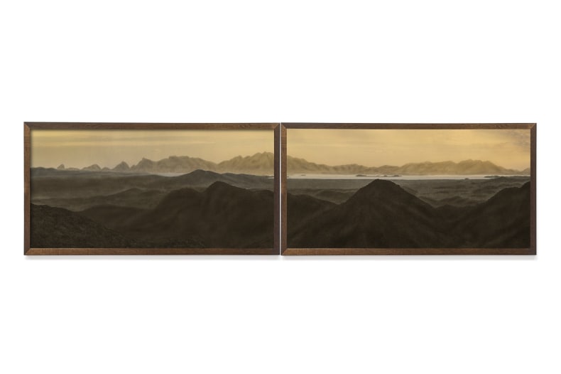 Cássio Vasconcellos Viagem Pitoresca pelo Brasil # 196, 2023 impressão jato de tinta sobre papel de algodão 100 x 400 cm