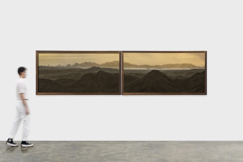 Cássio Vasconcellos Viagem Pitoresca pelo Brasil # 196, 2023 impressão jato de tinta sobre papel de algodão 100 x 400 cm