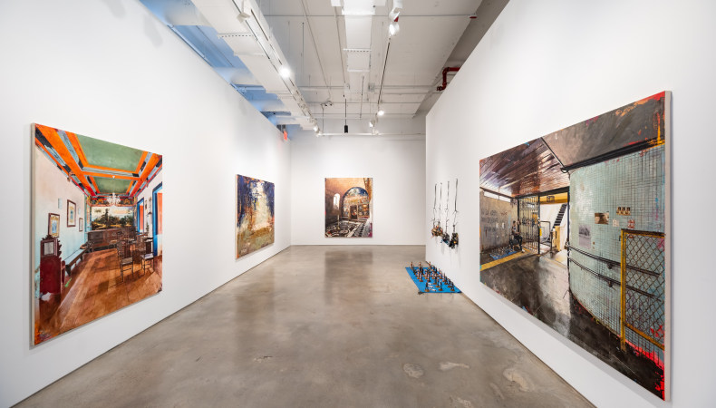 Vista da exposição Exploded View, Nara Roesler New York, 2024. Foto: Charles Roussell. Cortesia do artista e Nara Roesler.