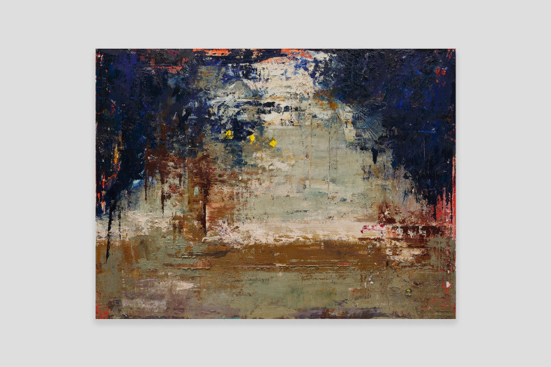 André Griffo O sonho de Constantino, 2024 tinta acrílica e tinta a óleo sobre tela 177 x 211.5 cm
