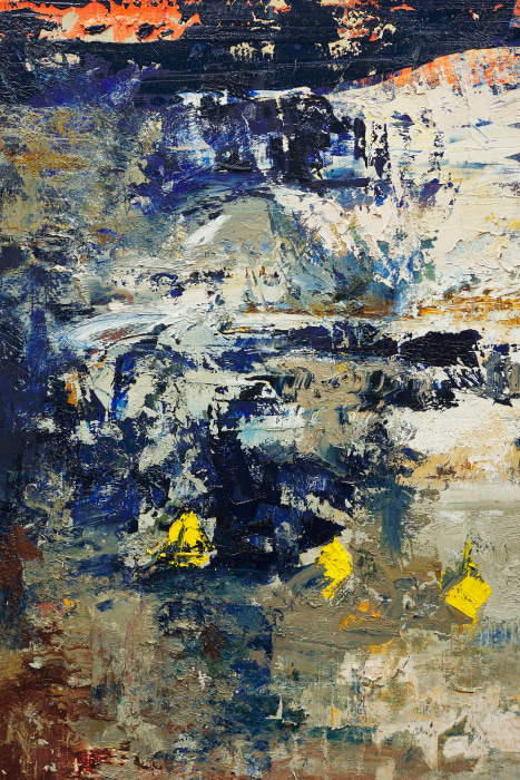 André Griffo O sonho de Constantino, 2024 tinta acrílica e tinta a óleo sobre tela 177 x 211.5 cm