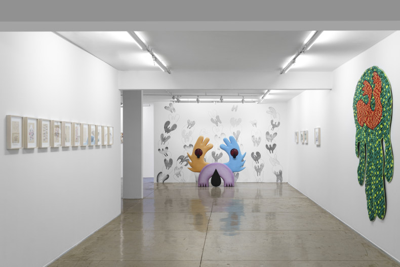Vista da exposição Thiago Barbalho: Segredos e Feitiços, Nara Roesler São Paulo, 2024. Foto: Flavio Freire. Cortesia do artista e Nara Roesler.